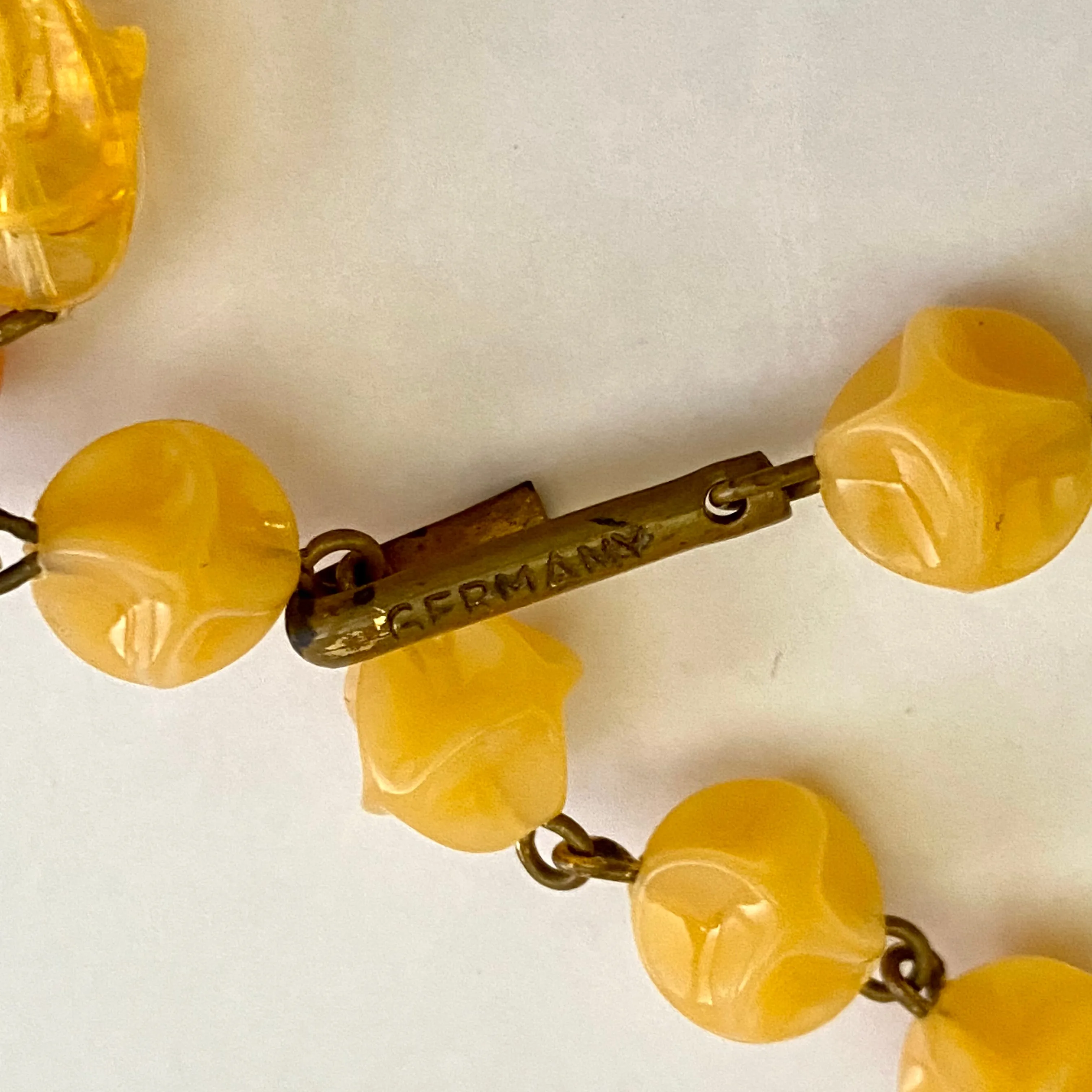 1960s Germany Double Strand Bead Necklace