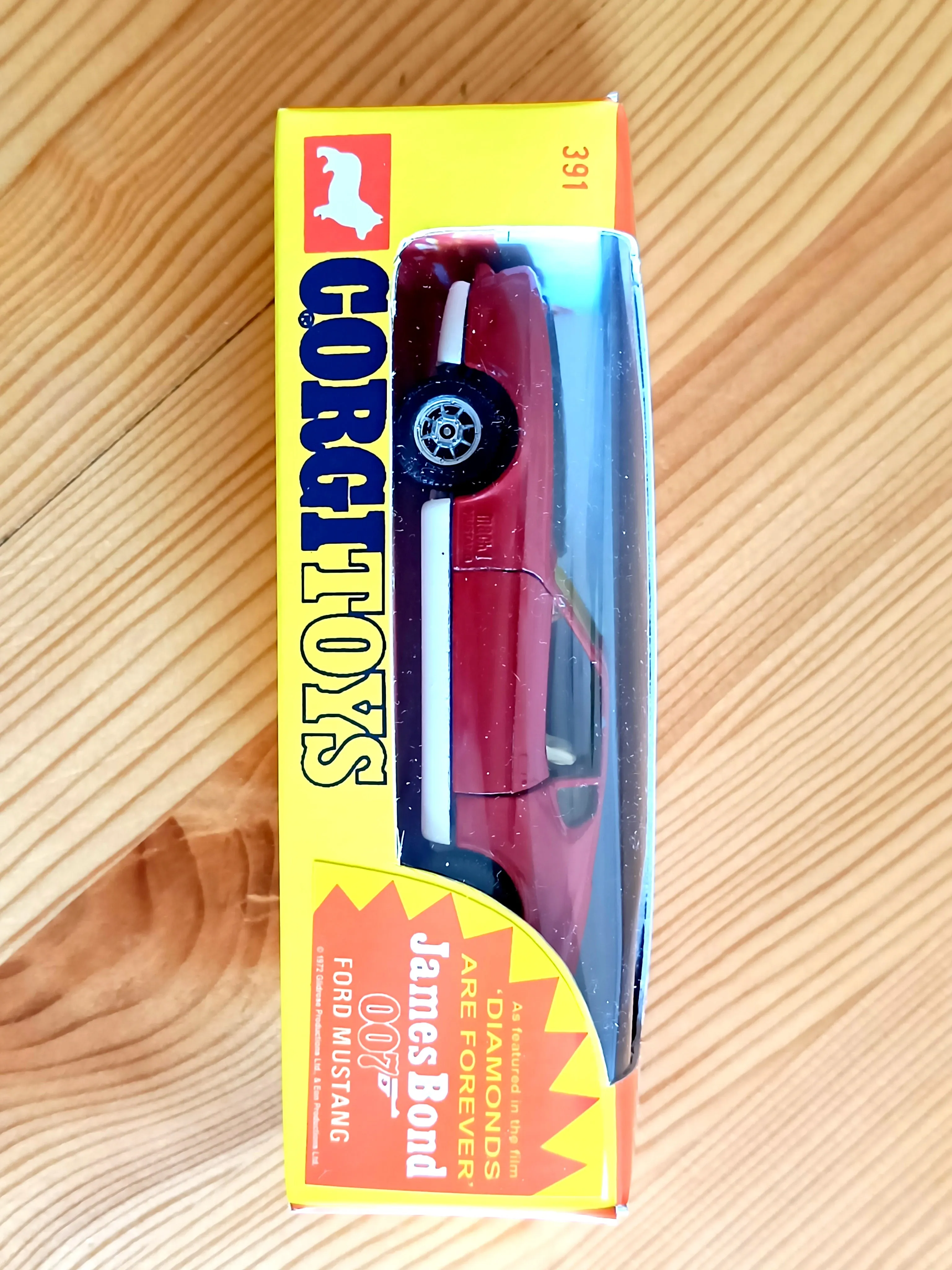391 James Bond Ford Mustang Mach 1 with box