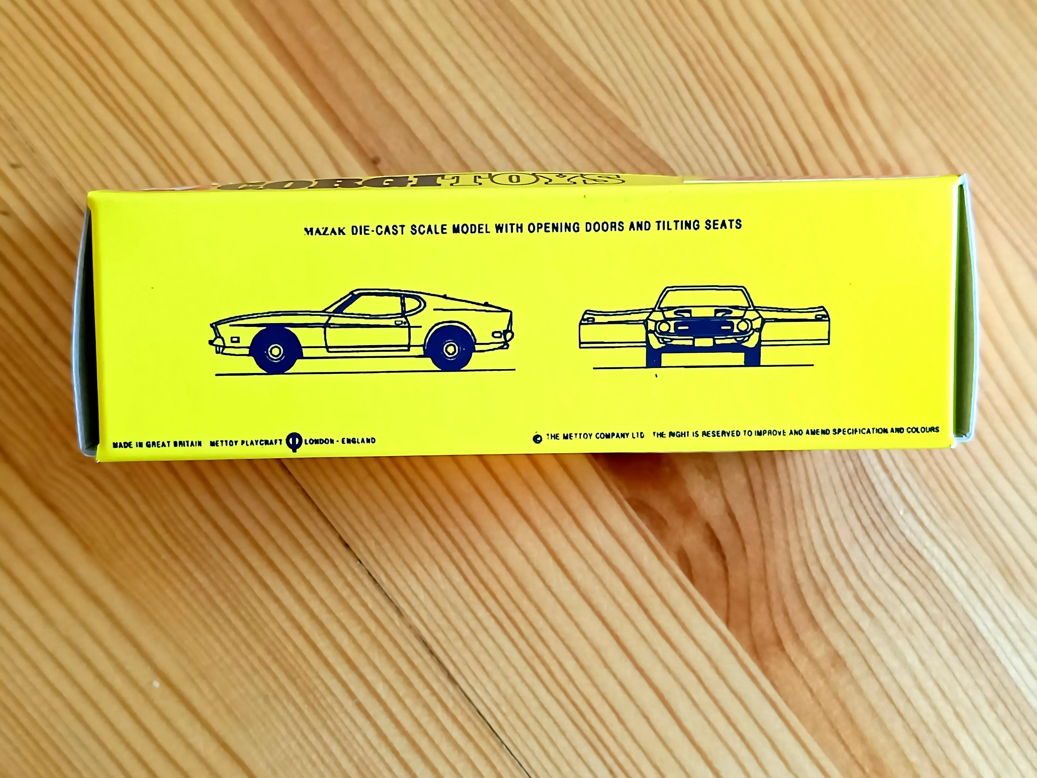 391 James Bond Ford Mustang Mach 1 with box
