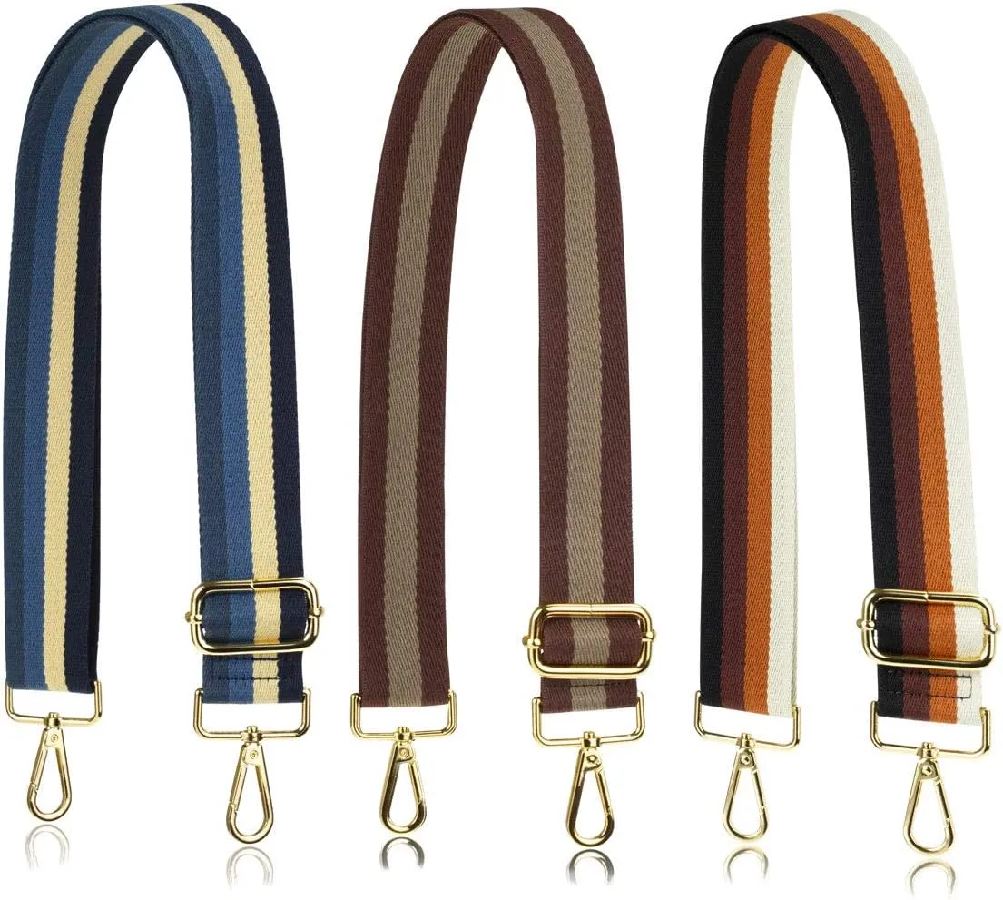 ALLZEDREAM Purse Strap Replacement Crossbody Handbag Stripe Wide Adjustable