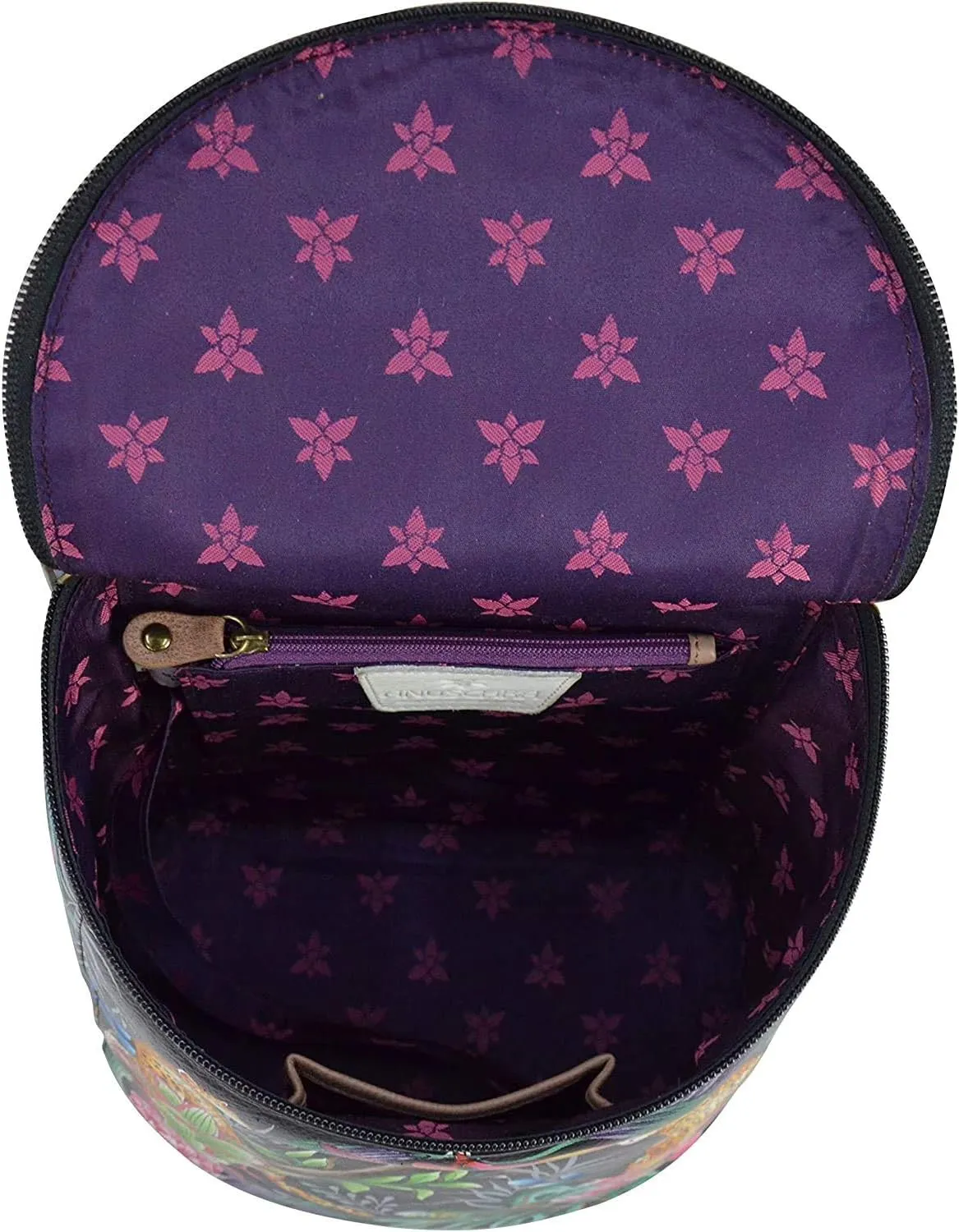 Anuschka Womens Original Leather Hand-Painted Backpack