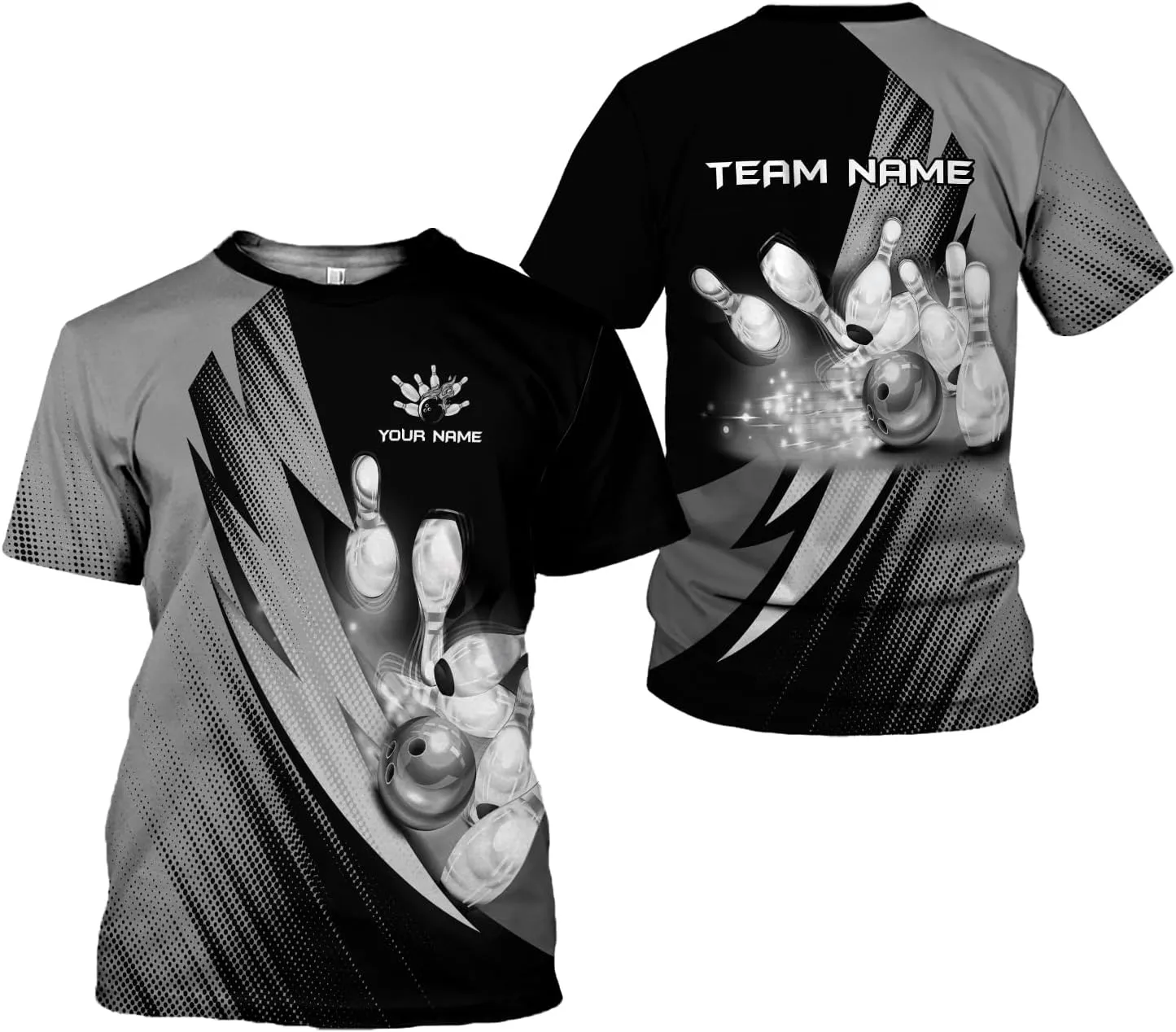 AOVL Custom Bowling Shirts for Men Bowling Shirts Bowling Shirts Unisex Bowling Jerseys for Men Custom Bowling Shirts for Men