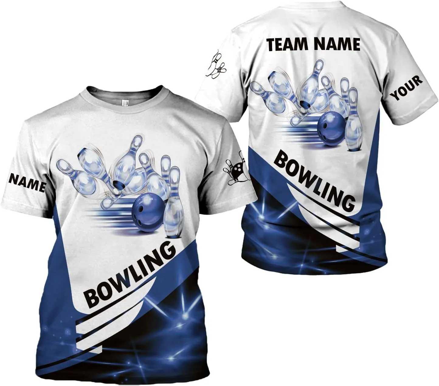 AOVL Custom Bowling Shirts for Men Bowling Shirts Bowling Shirts Unisex Bowling Jerseys for Men Custom Bowling Shirts for Men