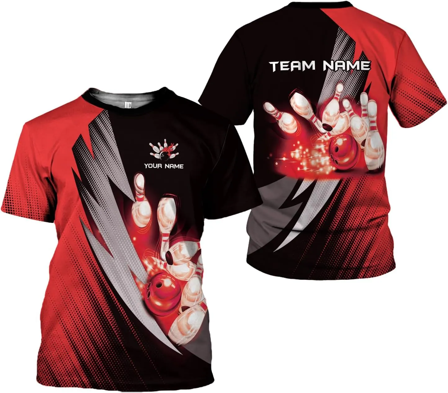 AOVL Custom Bowling Shirts for Men Bowling Shirts Bowling Shirts Unisex Bowling Jerseys for Men Custom Bowling Shirts for Men