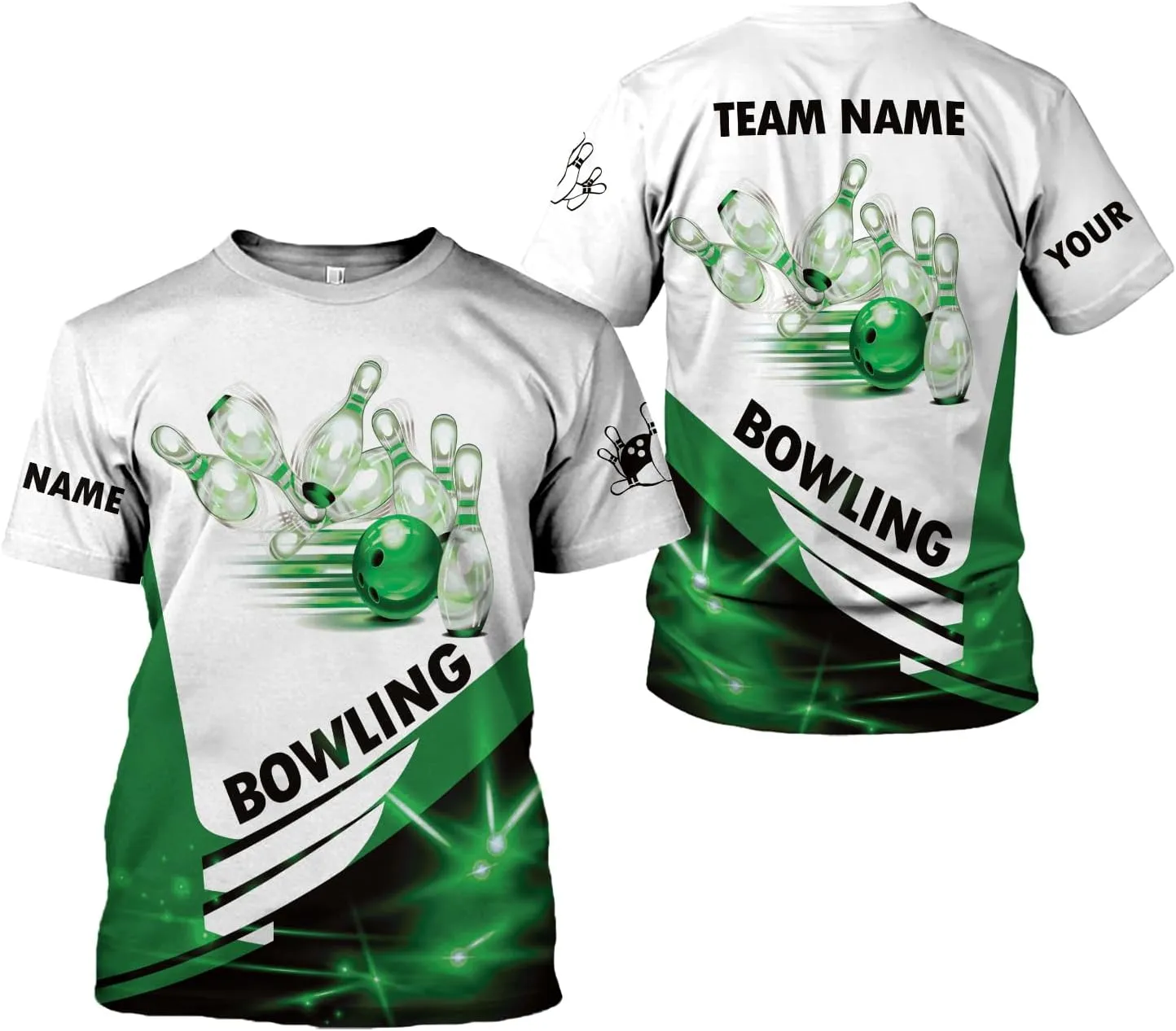 AOVL Custom Bowling Shirts for Men Bowling Shirts Bowling Shirts Unisex Bowling Jerseys for Men Custom Bowling Shirts for Men