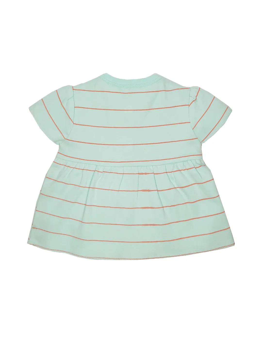 Baby Top And Bottom Set - Stripes - Girls - Aqua