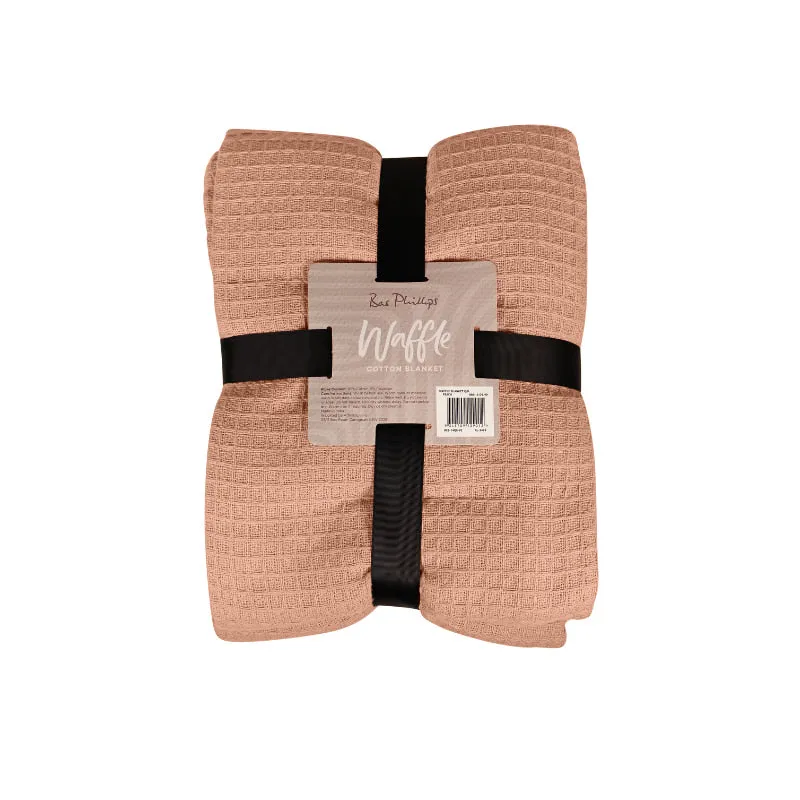 Bas Phillips Cotton Waffle Blanket