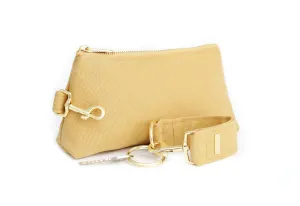 Beige CANVAS 2-PIECE WRISTLET SET