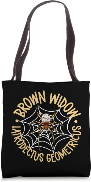Brown widow Tote Bag