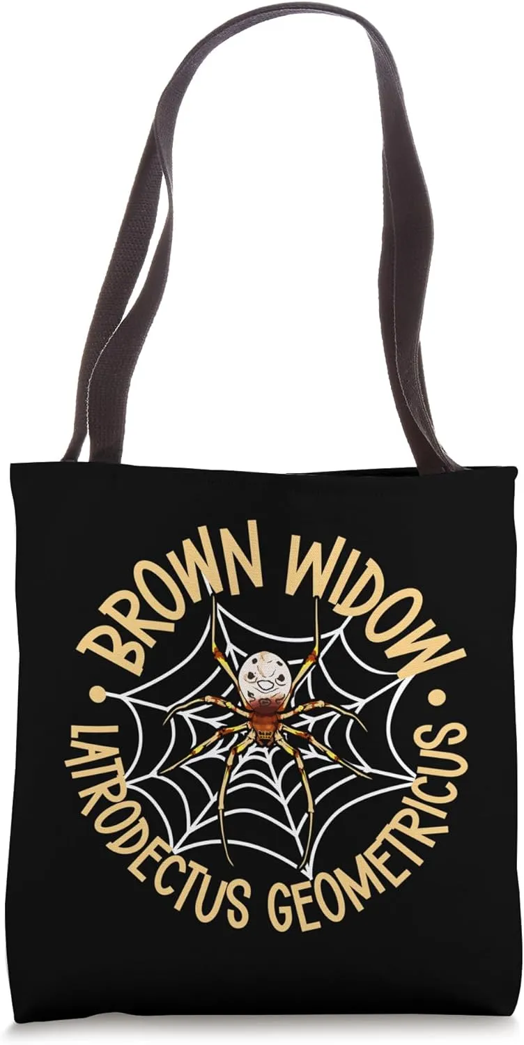 Brown widow Tote Bag