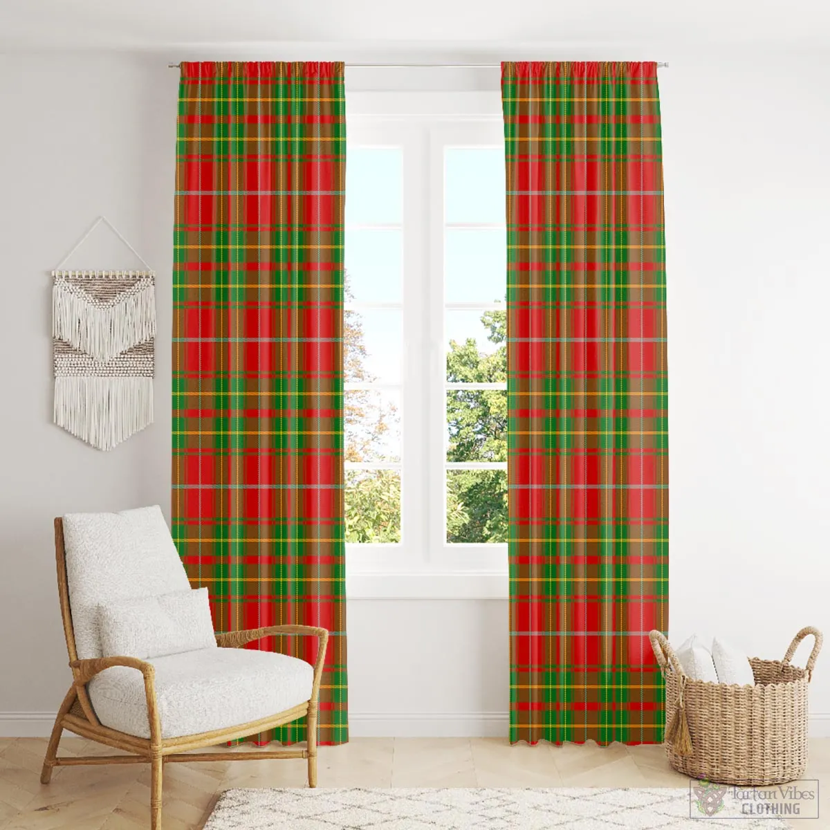Burnett Tartan Window Curtain
