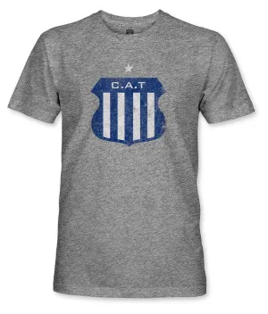 Club Atletico Talleres Color Badge Vintage Triblend T-Shirt - Grey