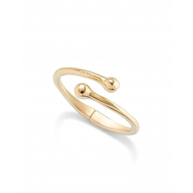 Comeback 18k Gold Plated Rigid Internal Bangle