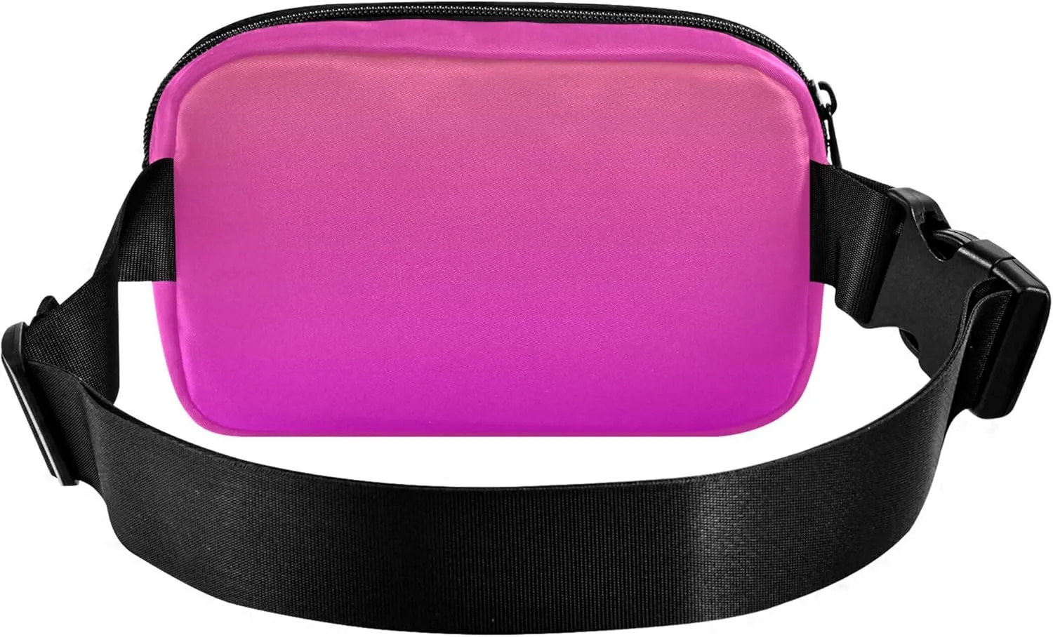 Coral Pink Magenta Gradient Women Fanny Packs Fashion Belt Bag Hip Pouch Waterproof Waist Bag for Women