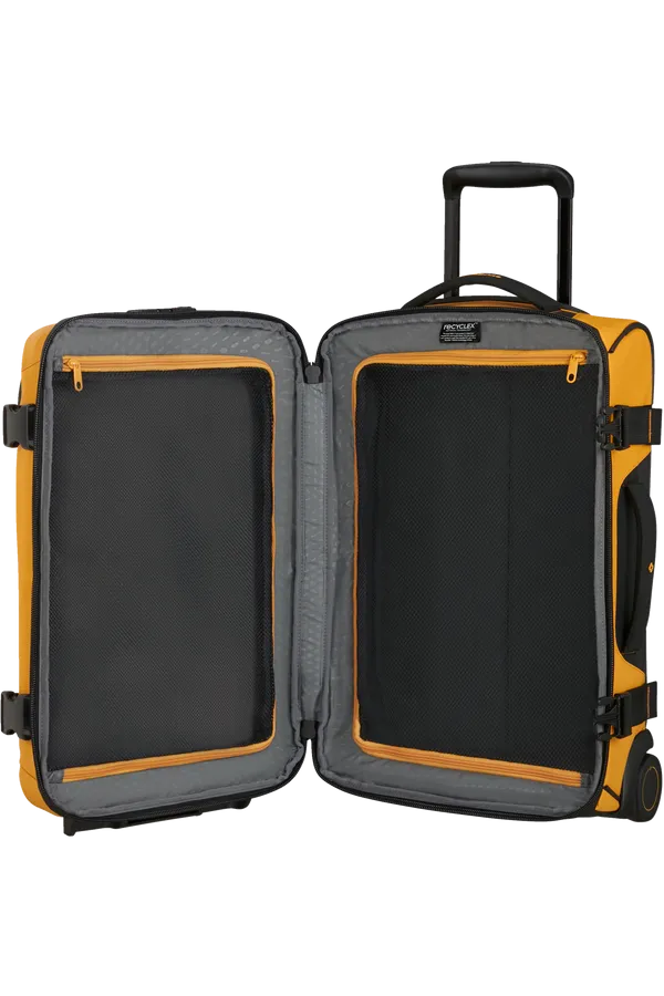 ECODIVER Duffle with wheels double frame 55cm - Yellow