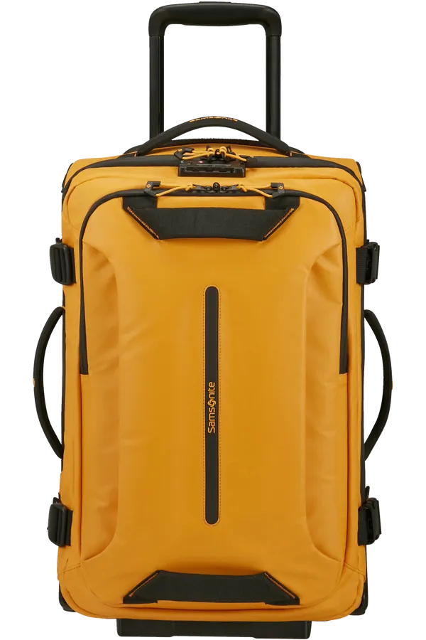 ECODIVER Duffle with wheels double frame 55cm - Yellow