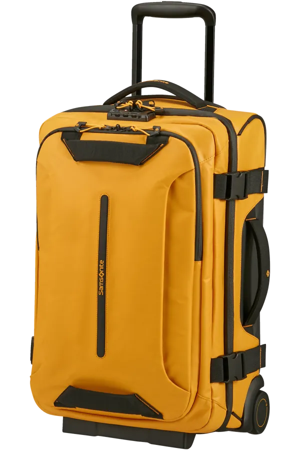 ECODIVER Duffle with wheels double frame 55cm - Yellow