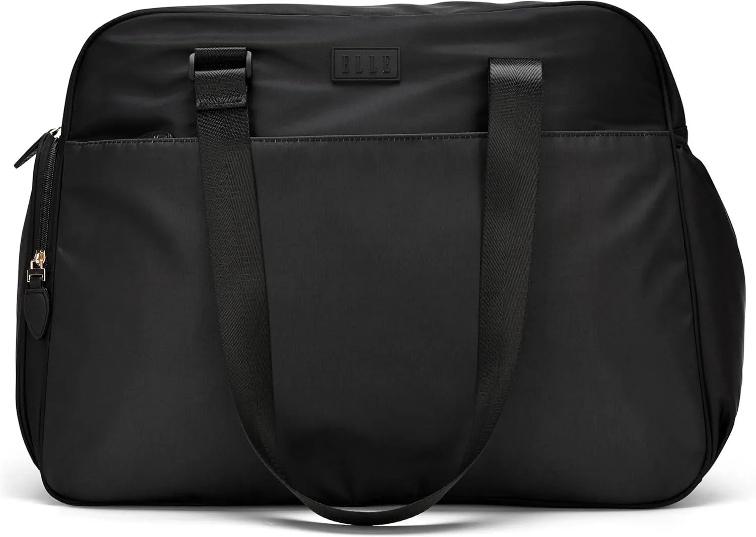 ELLE Wayfarer 40L Monogram Weekender Tote Bag | Black
