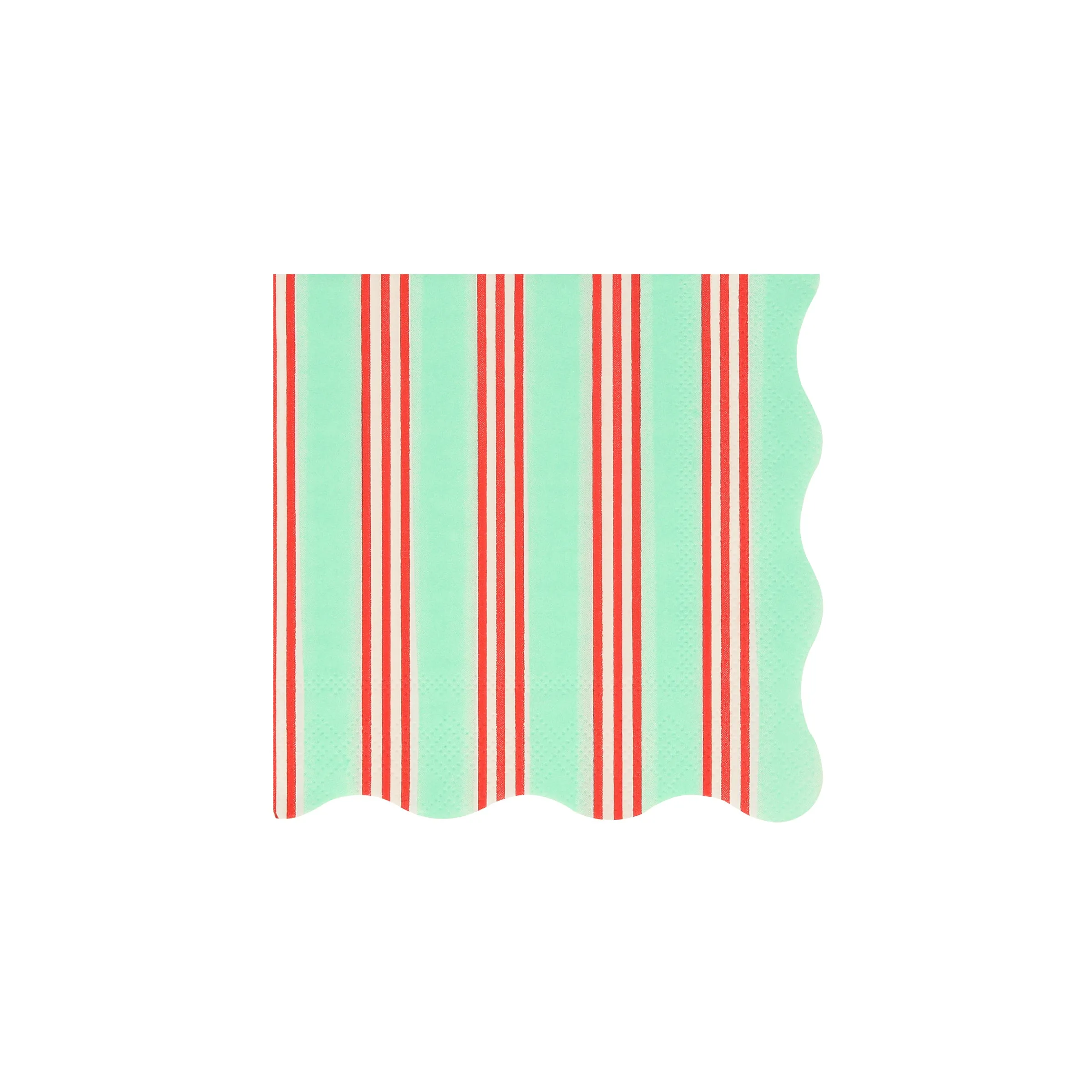 Festive Stripe Small Napkins (x 16)