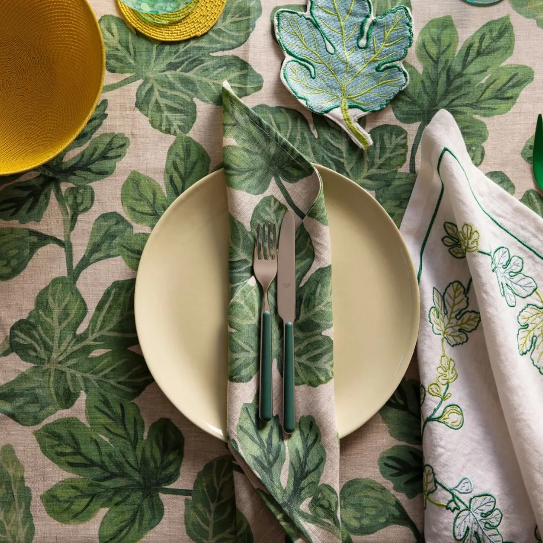 Fig Green Napkins | Set of 4