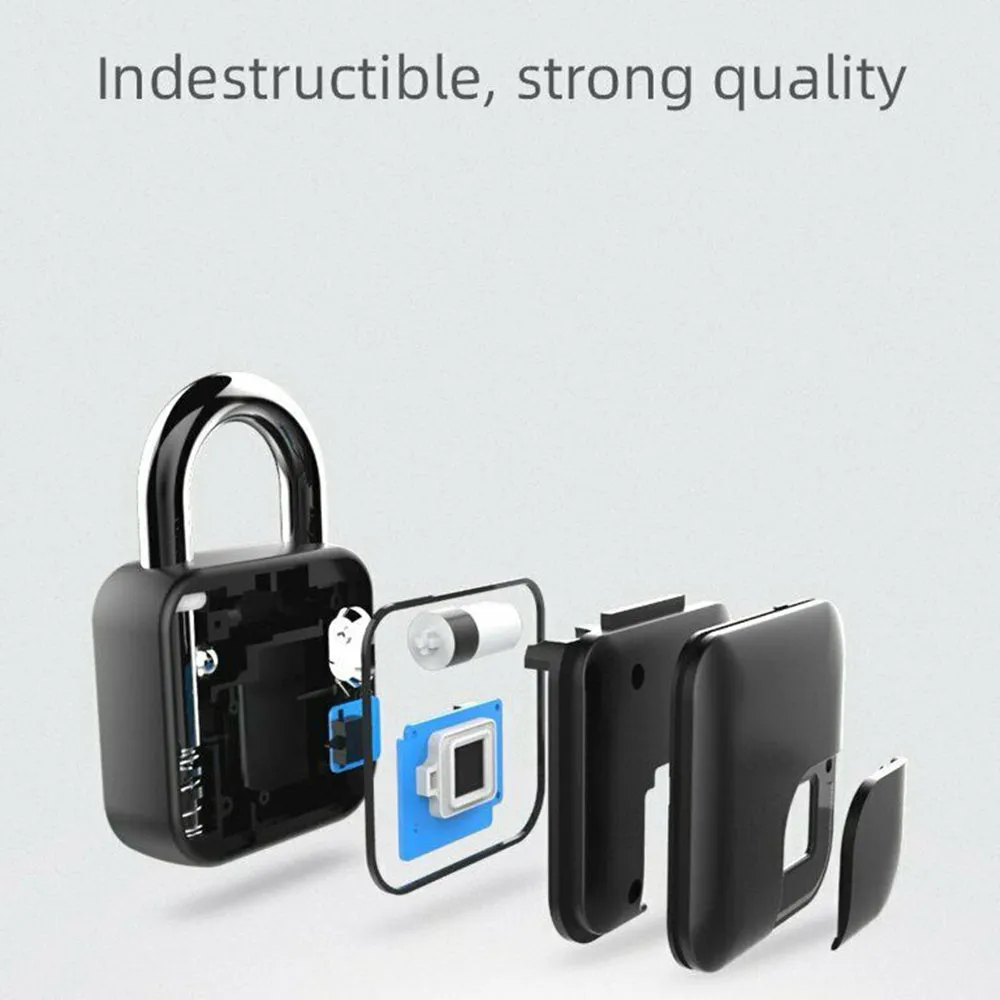 Fingerprint Auto USB Rechargeable Lock