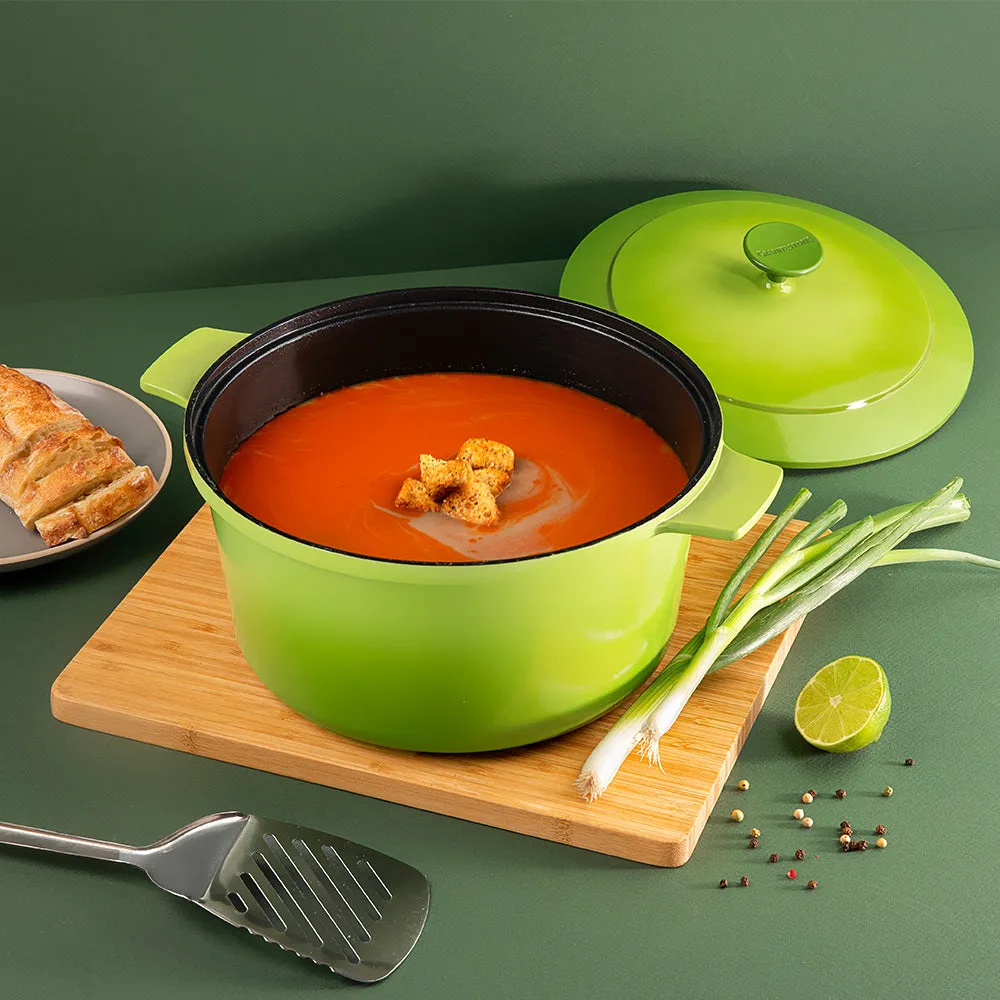 Granitestone Durable 5 Quart Dutch Oven with Self-Basting Lid Technology