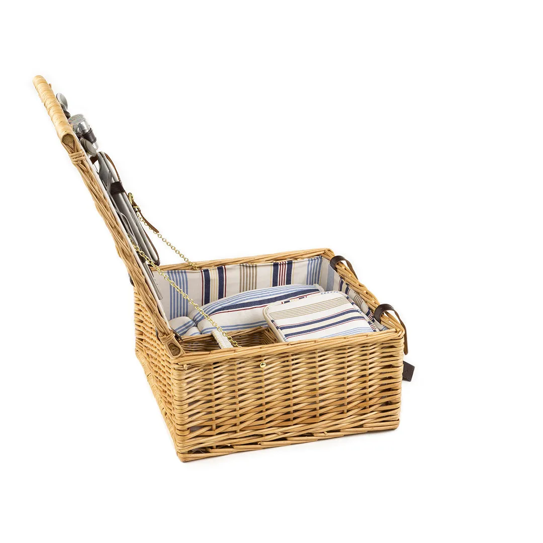 Greenfield Collection Chilworth Willow Picnic Hamper for Two People