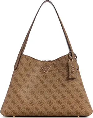 GUESS Jeans Beige Polyethylene Women's Handbag