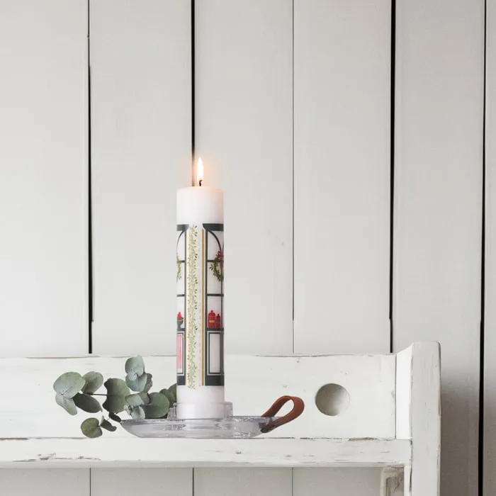 Holmegaard Christmas Advent Candle 2024, Multi, H: 9.2"