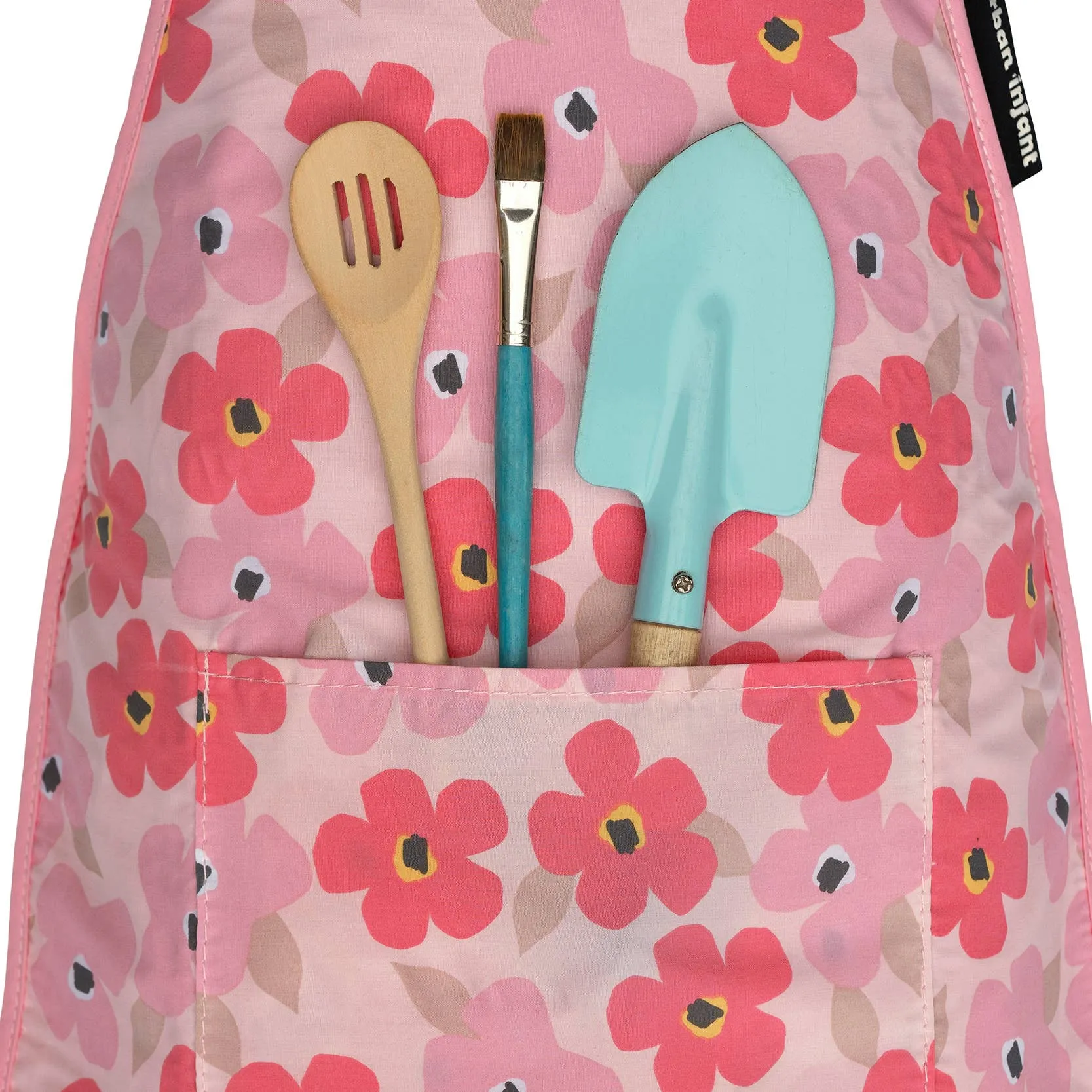 Little Helper Kids Apron - Pink Poppies
