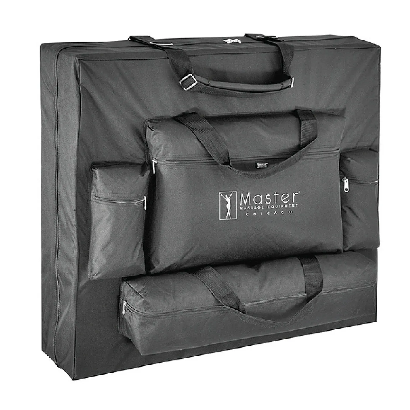 Master Massage 70cm Roma LX Portable Massage Table Package with Best Selling Size (Black)