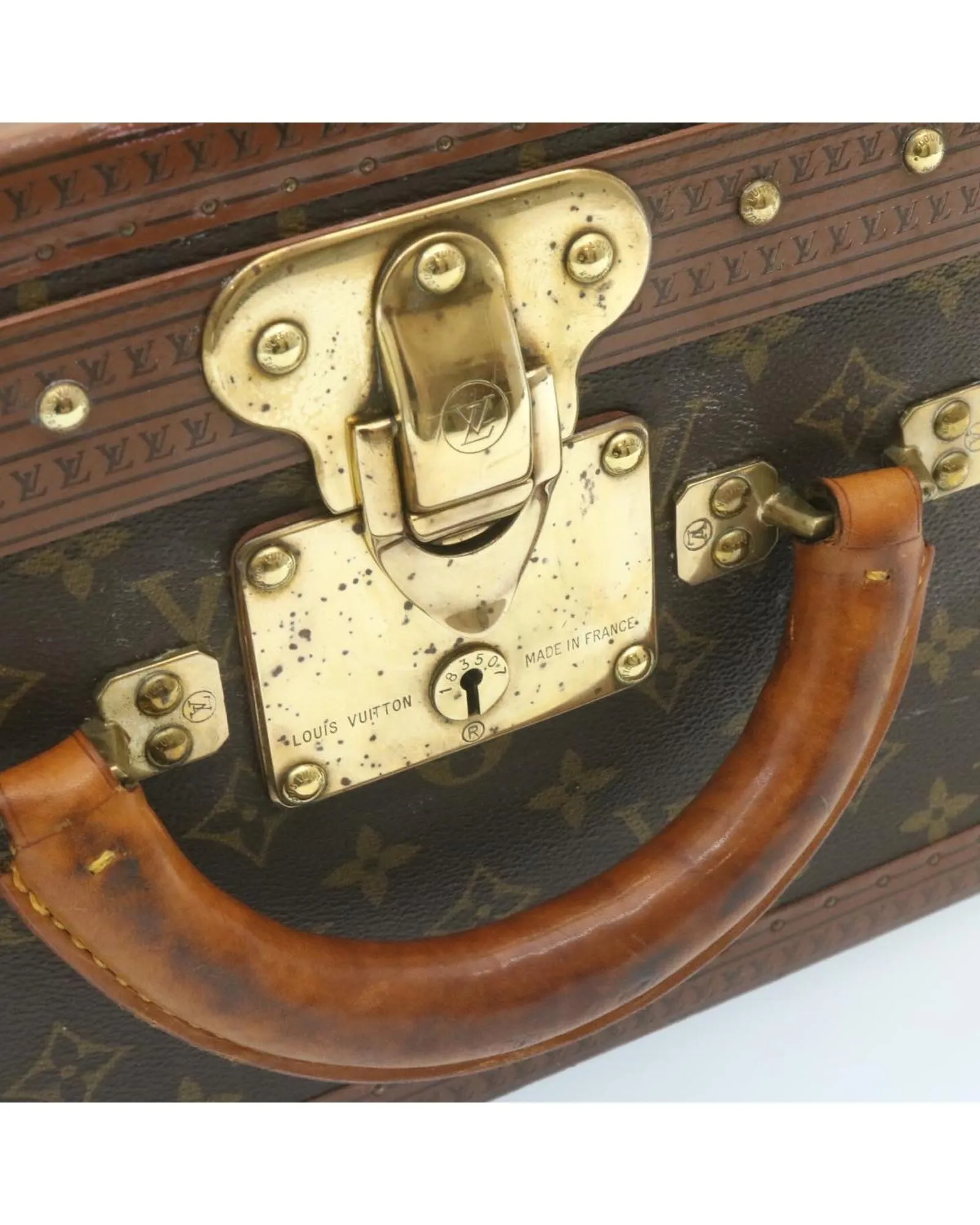 Monogram Alzer 80 Trunk Vintage - LV Auth