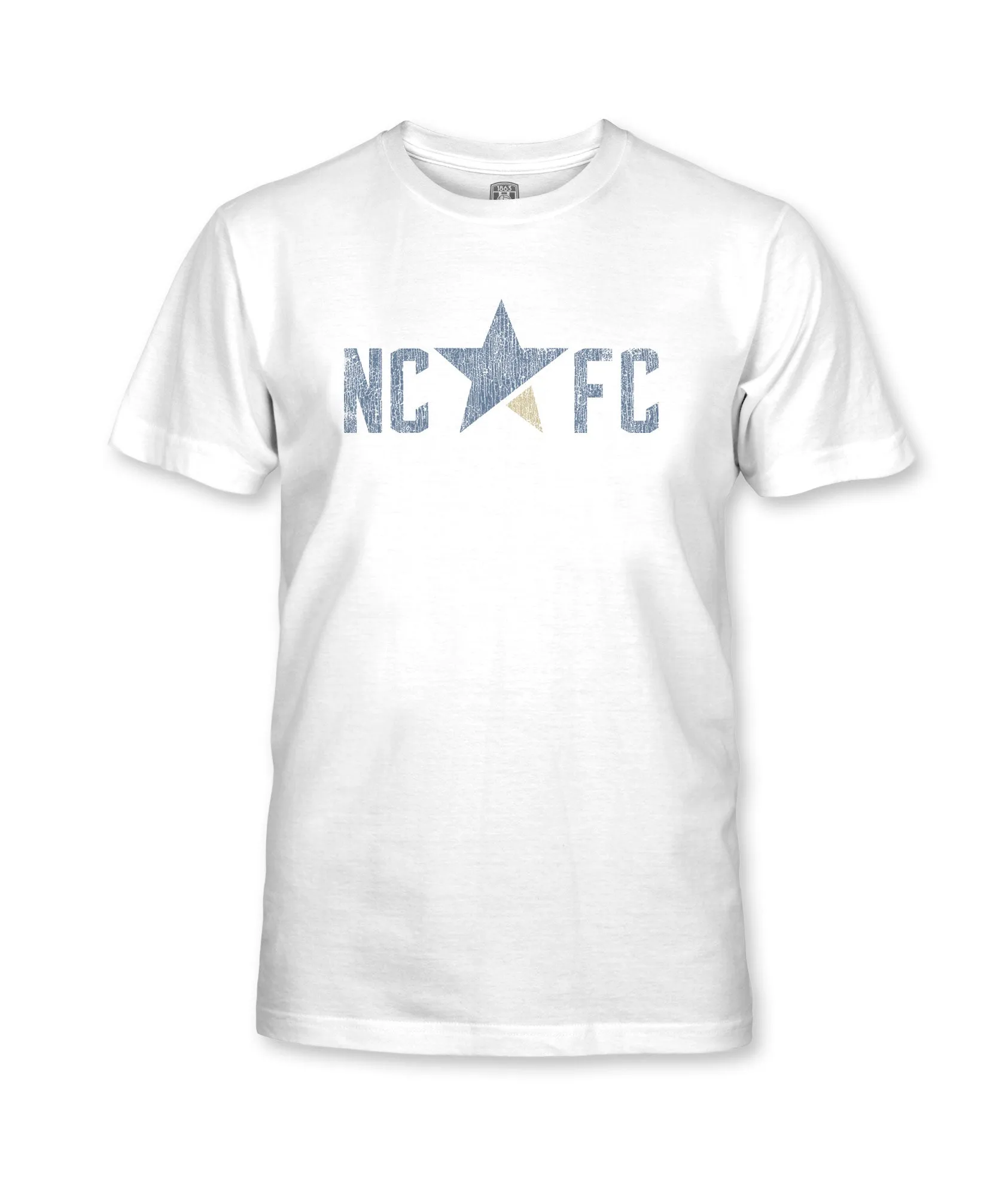 North Carolina FC Club Wordmark YOUTH Cotton T-Shirt - White
