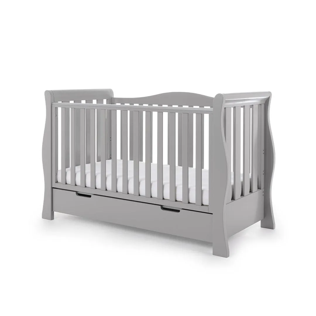 Obaby Stamford Luxe 4 Piece Room Set - Warm Grey