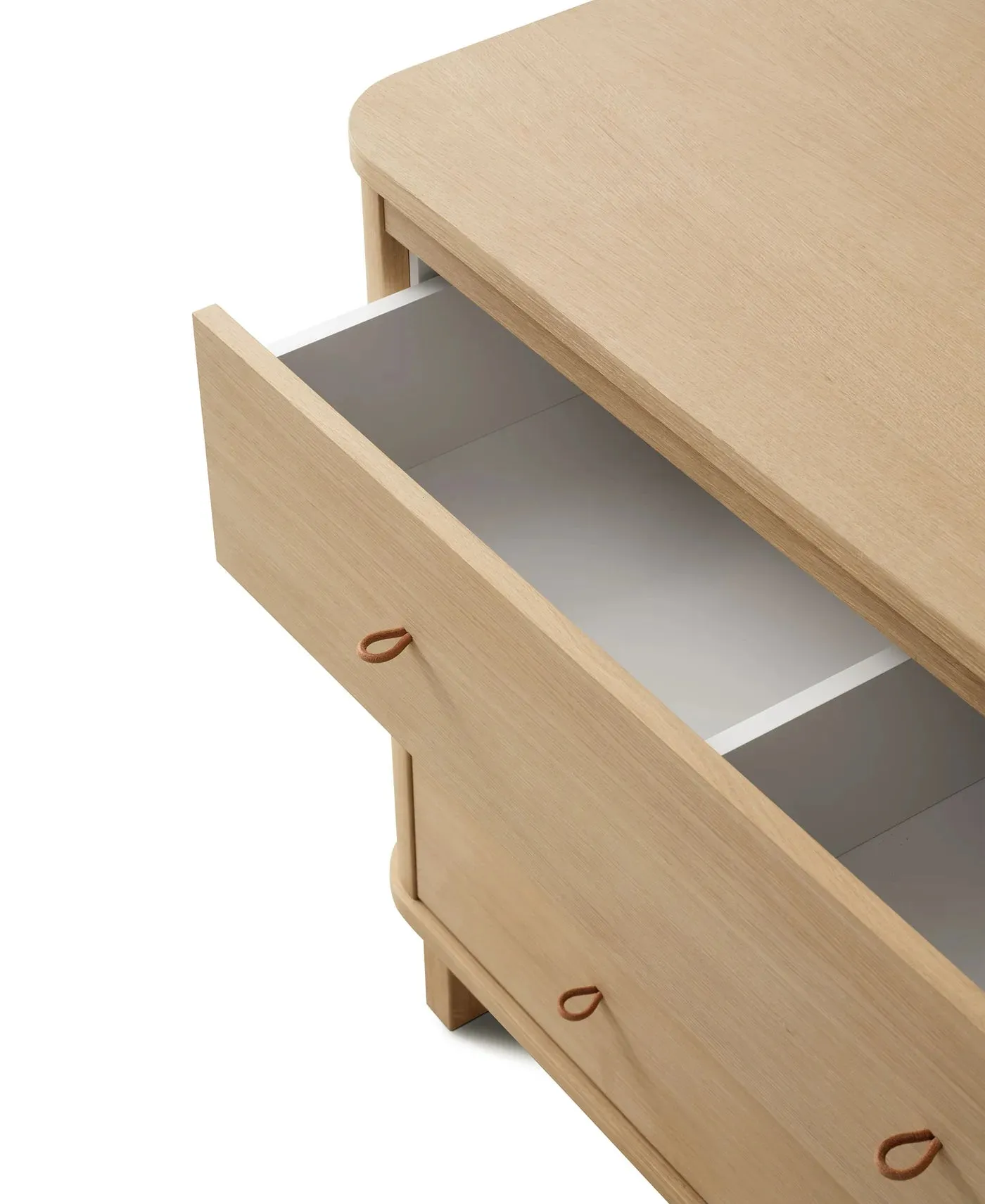 Oliver, Wood 3 Drawer Dresser, Oak