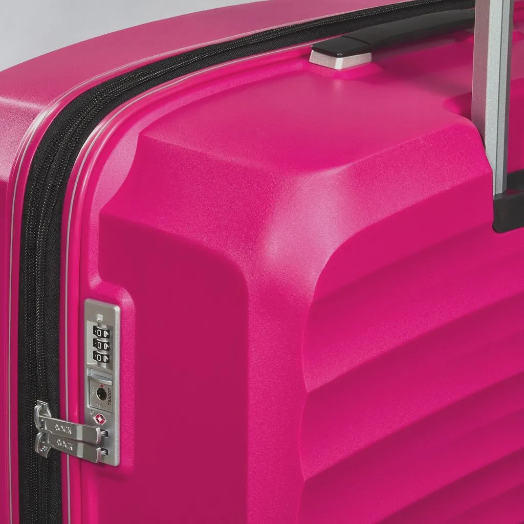 Rock Sunwave 66cm Medium Expander Hardsided Luggage - Pink