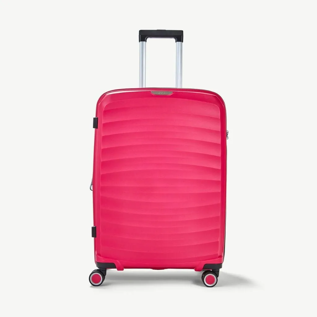 Rock Sunwave 66cm Medium Expander Hardsided Luggage - Pink