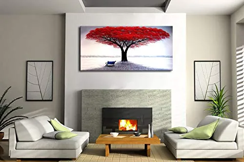 SCOCICI1588 Wall Art Scenery Oil Painting Vector Background with Decorative Dotted Circles Print