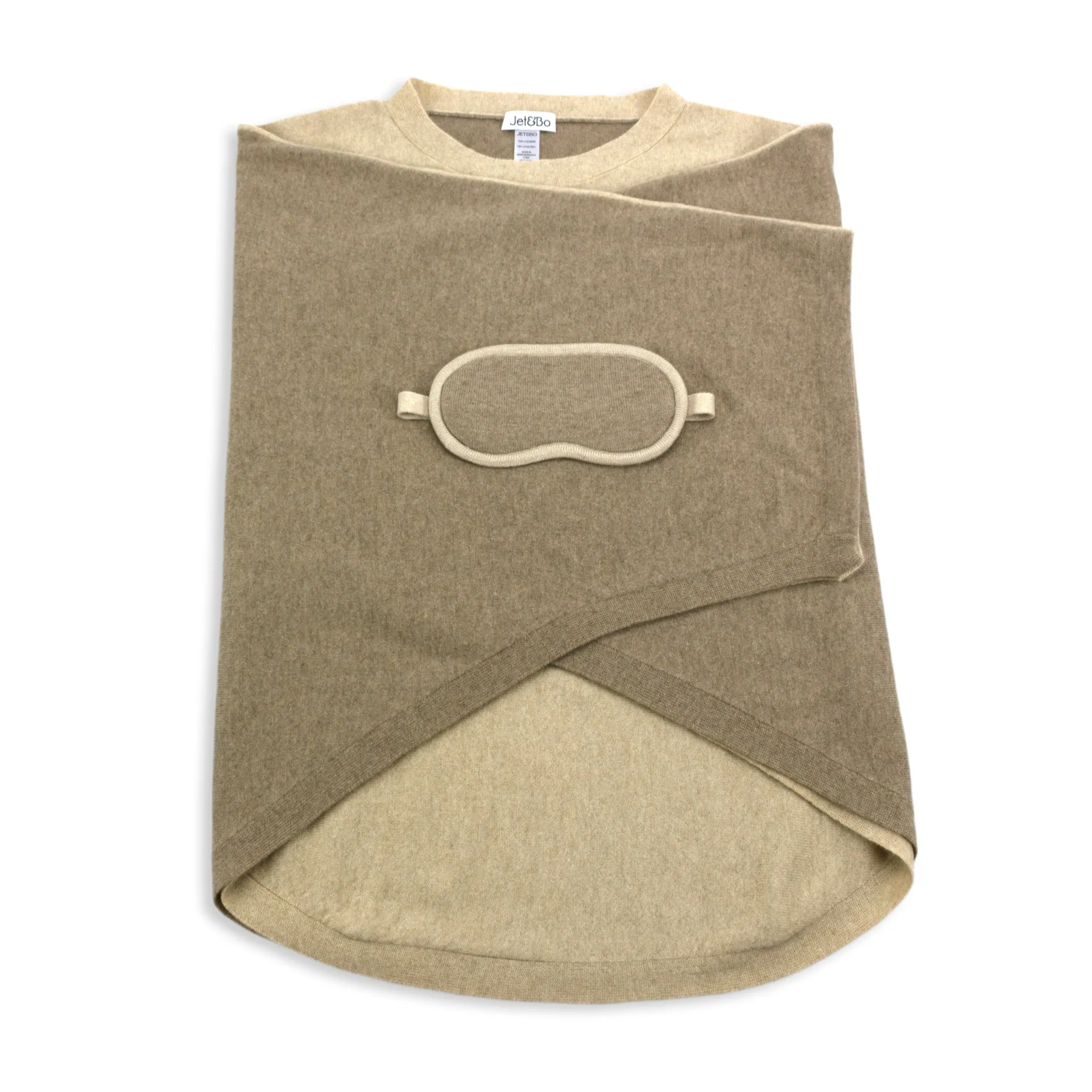 'Sky High Siesta' Cashmere Travel Set (Beige)