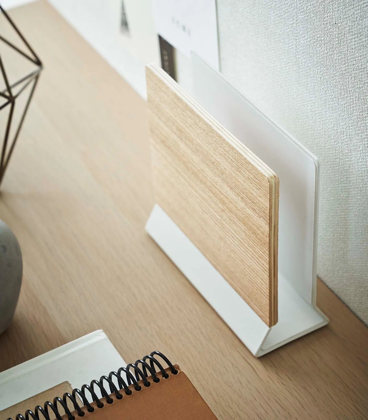 Slim Laptop Stand - Steel   Wood