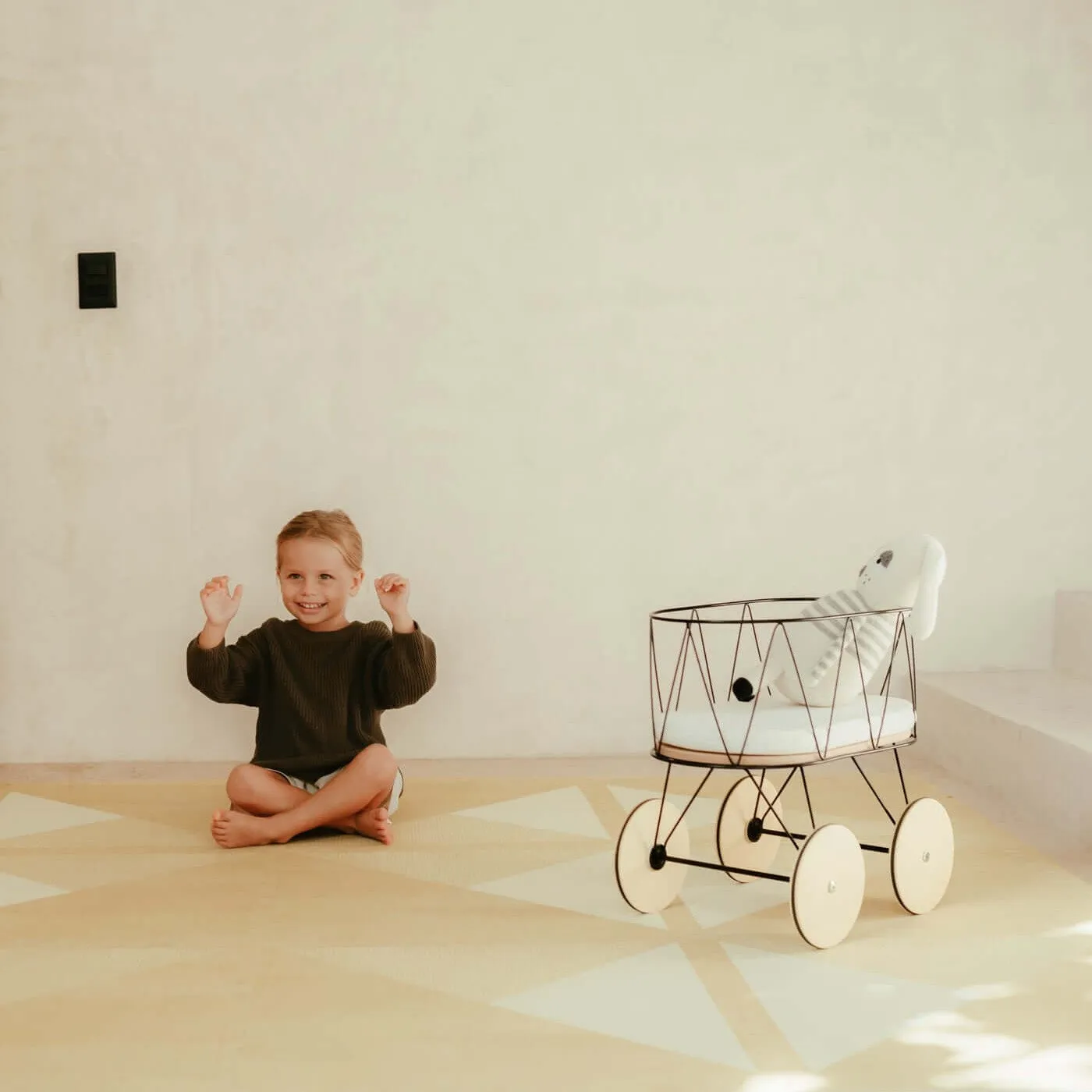 Toddlekind Premium Foam Playmats | Kyte - Wheat