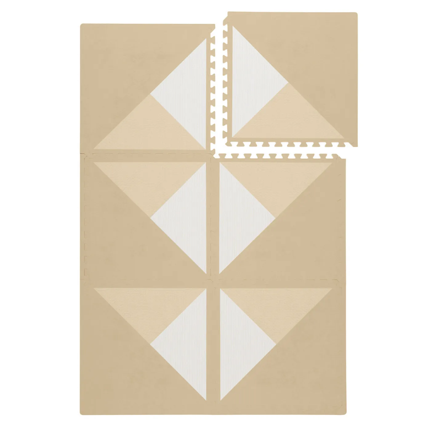 Toddlekind Premium Foam Playmats | Kyte - Wheat