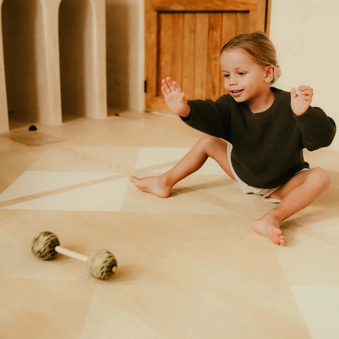 Toddlekind Premium Foam Playmats | Kyte - Wheat