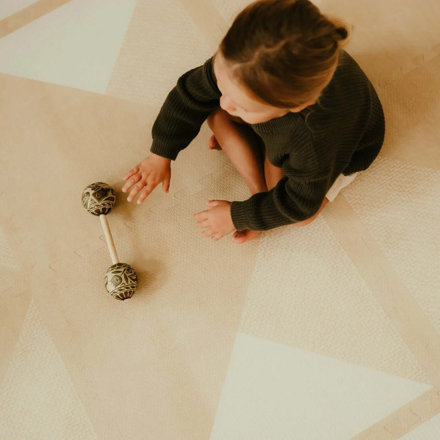 Toddlekind Premium Foam Playmats | Kyte - Wheat