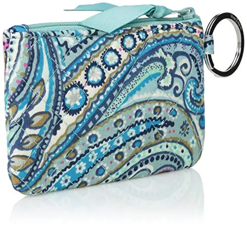 Vera Bradley Iconic Zip ID Case, Signature Cotton, Daisy Dot Paisley