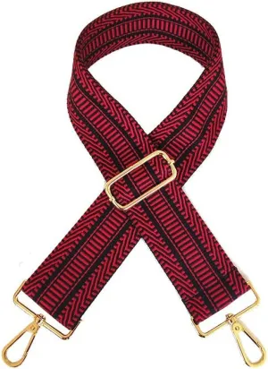 Wide Shoulder Strap Adjustable Replacement Belt Guitar Style Cross body Handbag Purse Strap
