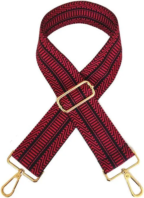 Wide Shoulder Strap Adjustable Replacement Belt Guitar Style Cross body Handbag Purse Strap