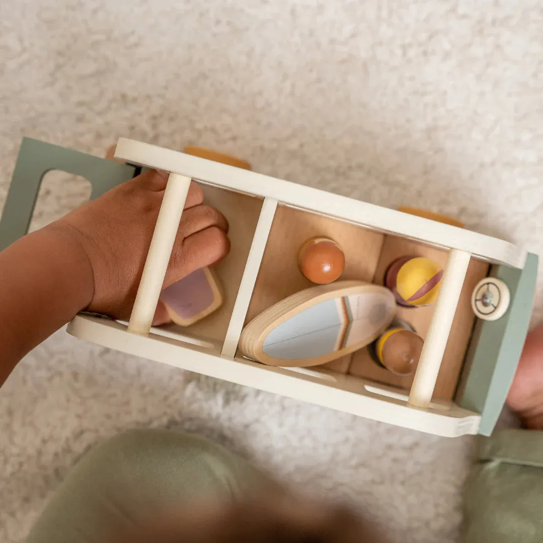Wooden Vintage Campervan Toy