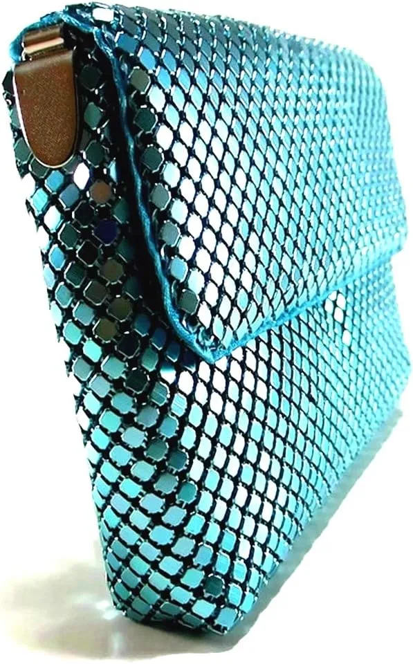 X-Small Women clutch metal mesh evening purse bag for Cocktail Party Prom Wedding Banquet
