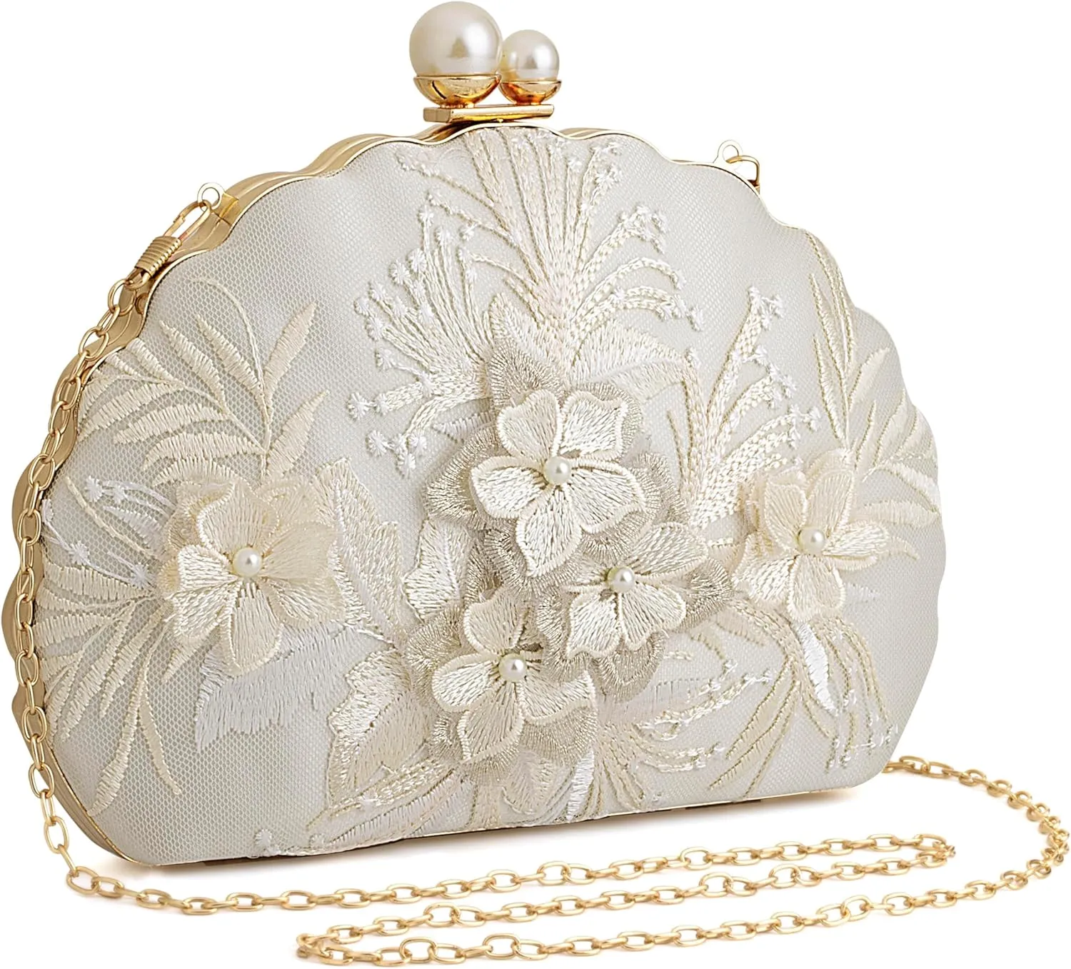 YYW Clutch Purse Women Evening Handbag Top Handle Purse Crossbody Shoulder Bag for Wedding Party Prom
